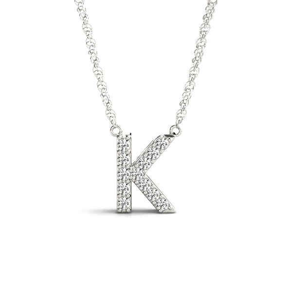 Initial K Pendant