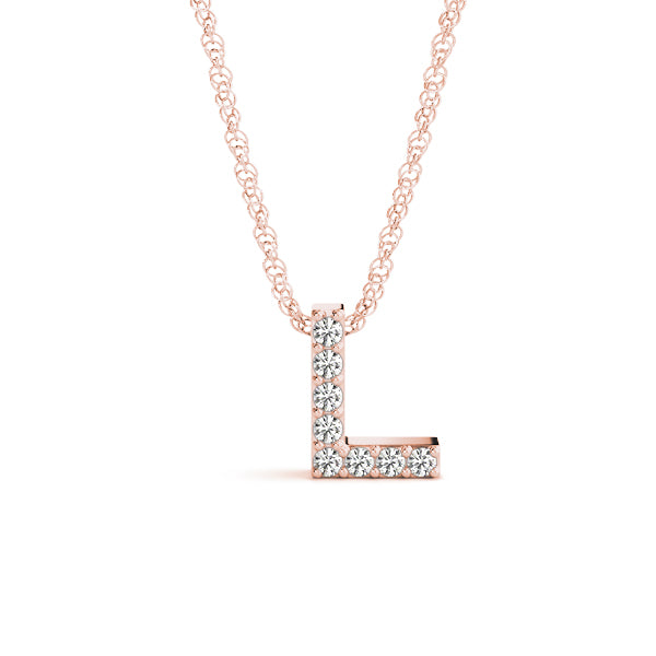 Initial L Pendant