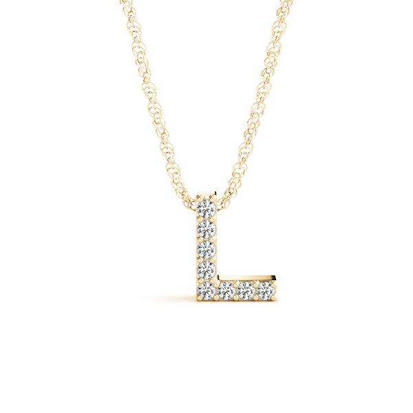 Initial L Pendant
