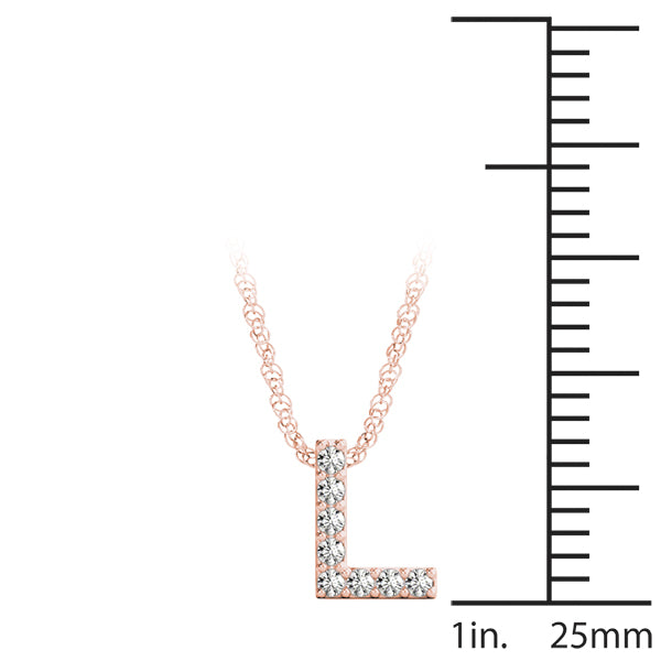 Initial L Pendant