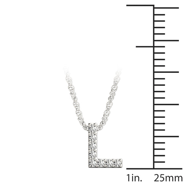Initial L Pendant
