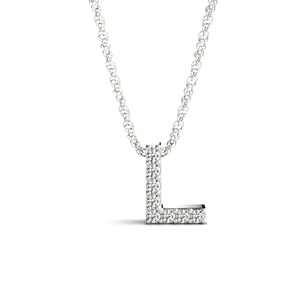 Initial L Pendant