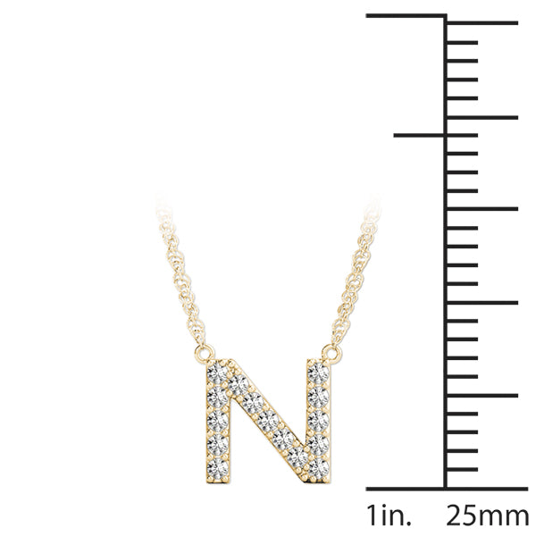 Initial N Pendant