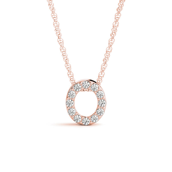 Initial O Pendant