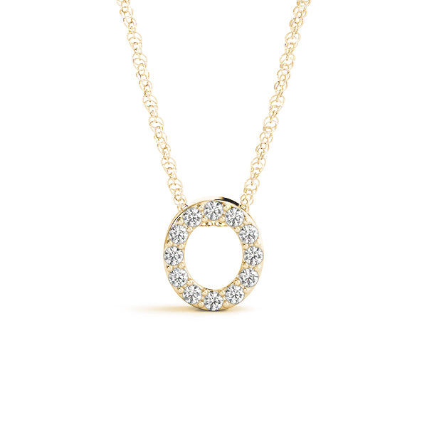 Initial O Pendant