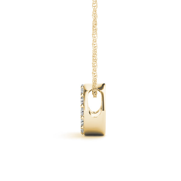 Initial O Pendant