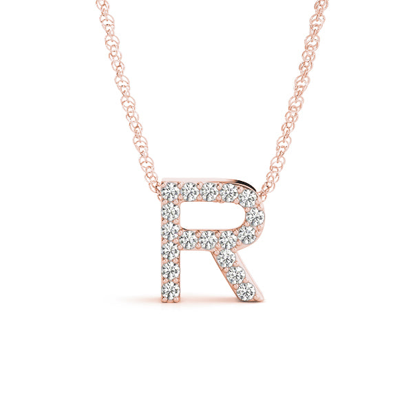 Initial R Pendant