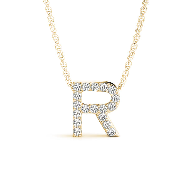 Initial R Pendant