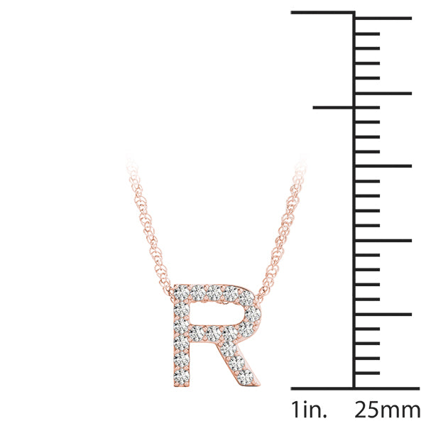 Initial R Pendant