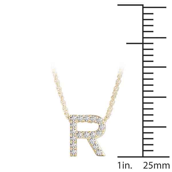 Initial R Pendant