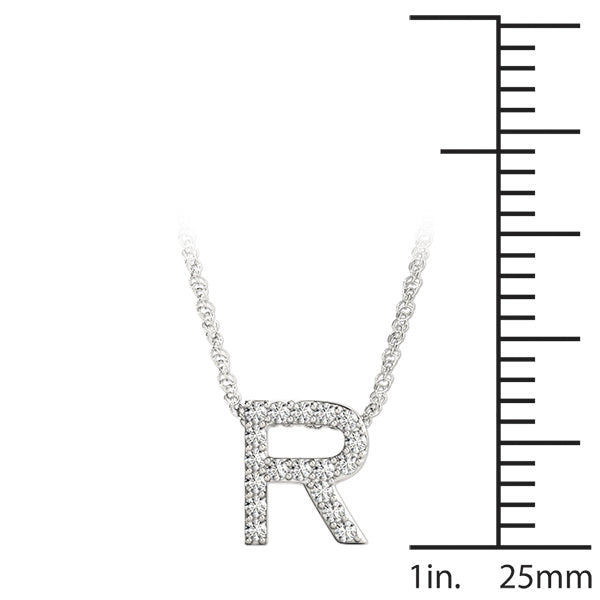 Initial R Pendant