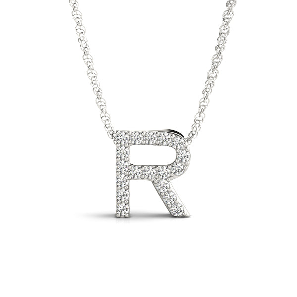 Initial R Pendant