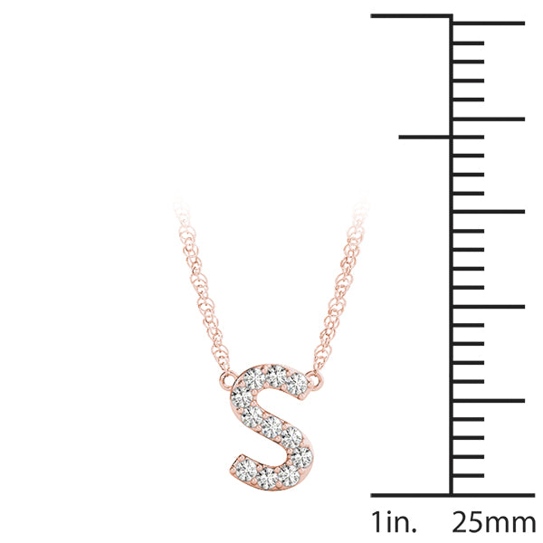 Initial S Pendant