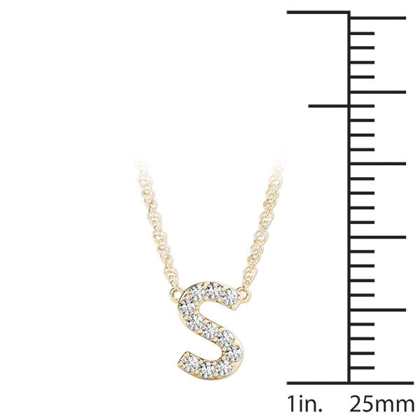 Initial S Pendant