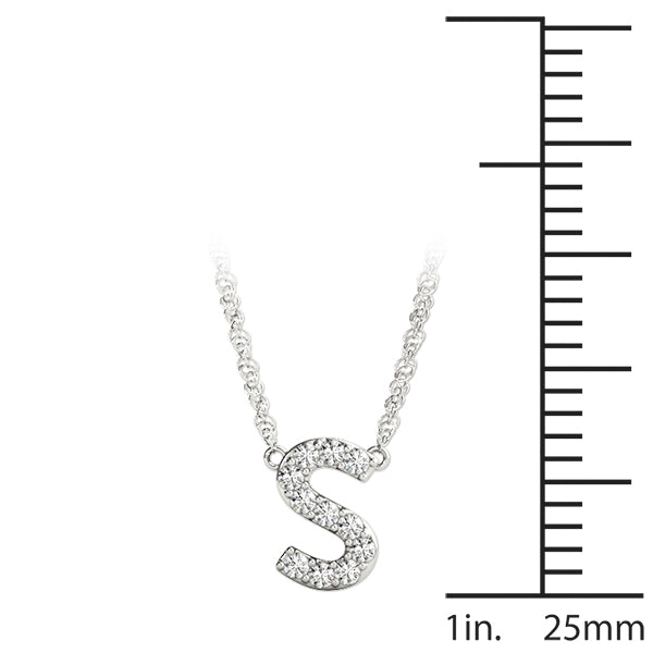Initial S Pendant