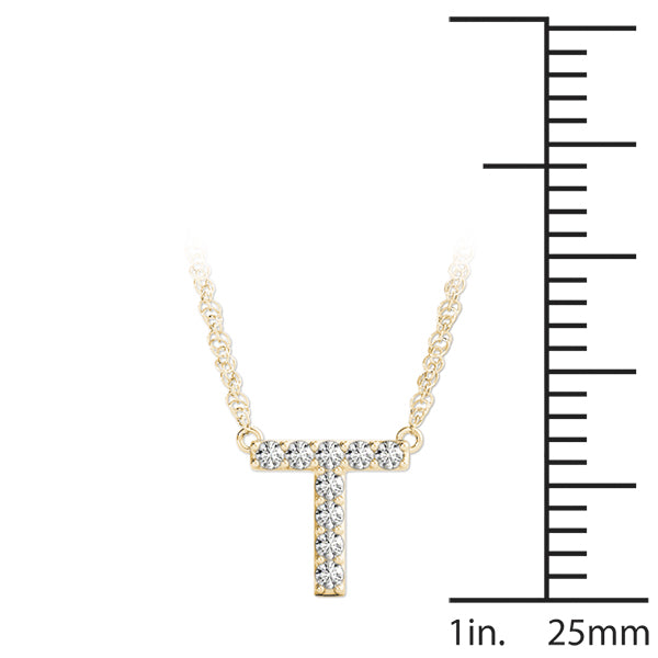 Initial T Pendant
