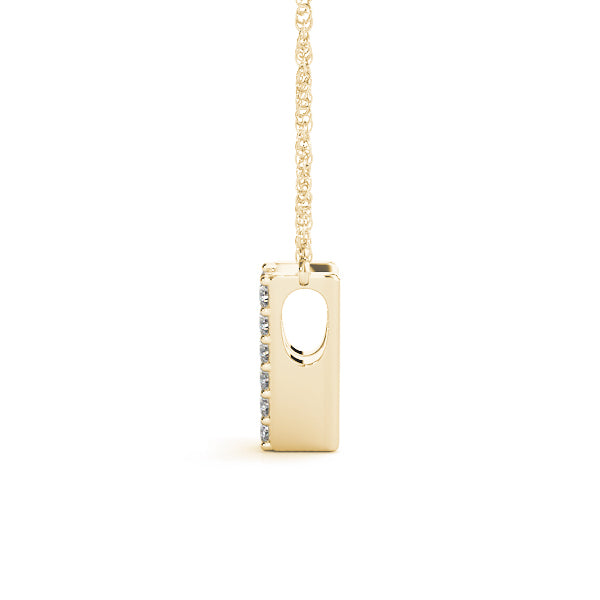 Initial V Pendant