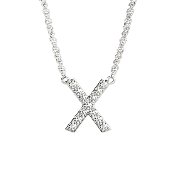 Initial X Pendant