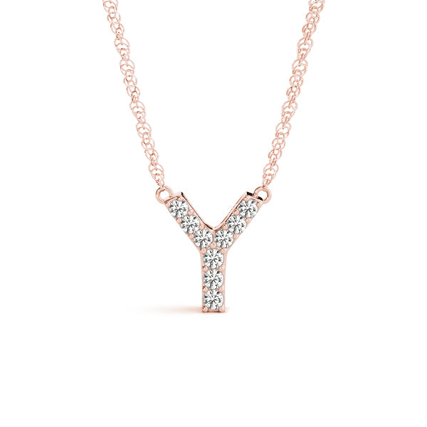 Initial Y Pendant