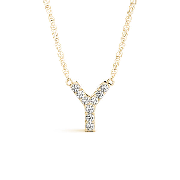 Initial Y Pendant