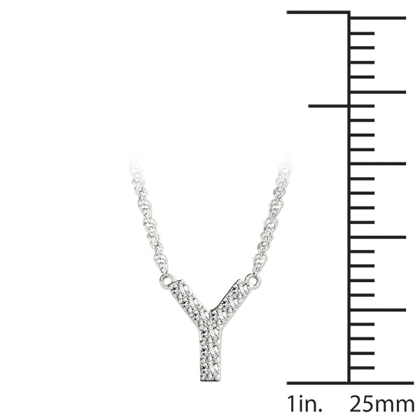 Initial Y Pendant
