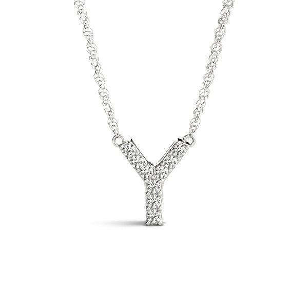 Initial Y Pendant