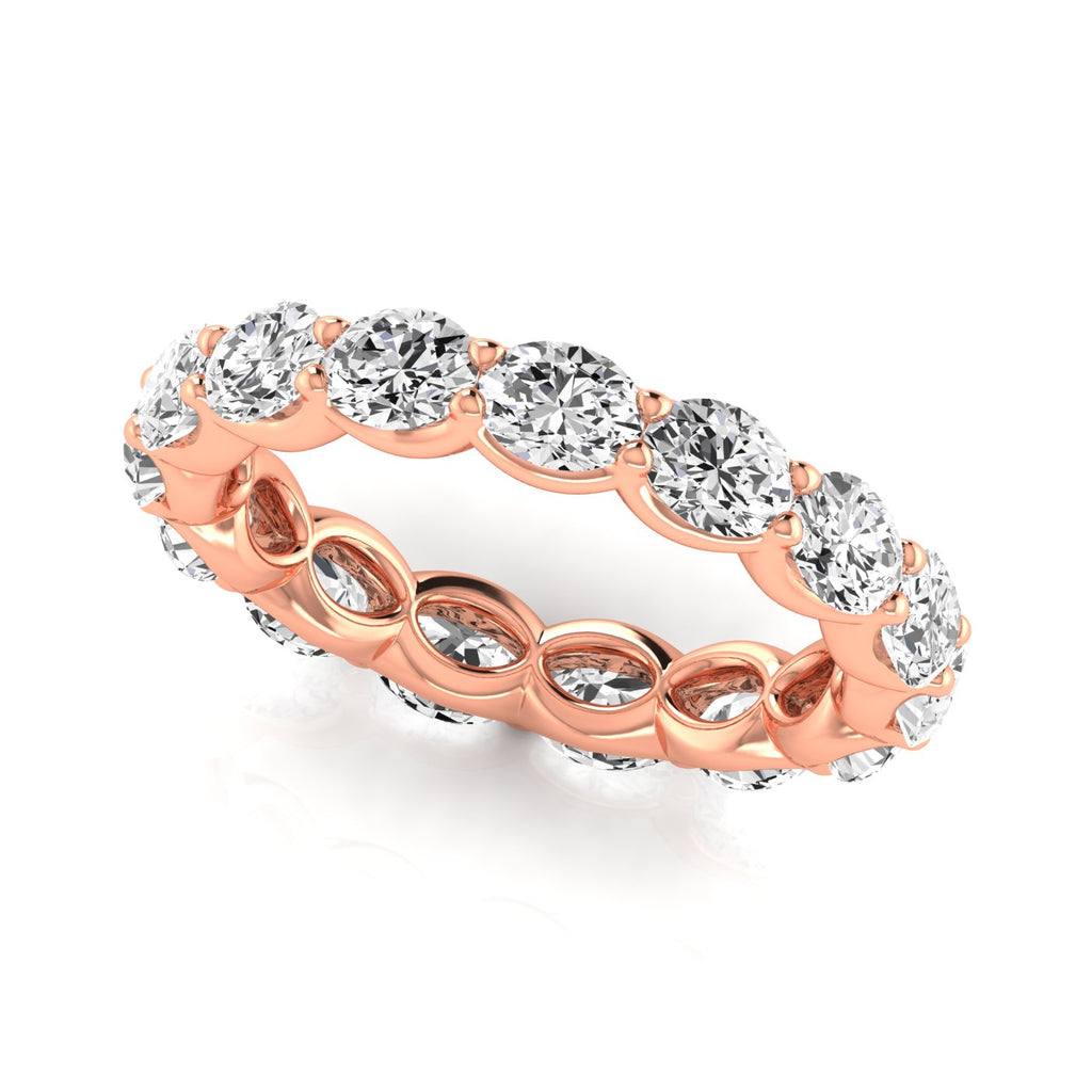 Diamond Emerald Cut Eternity Band