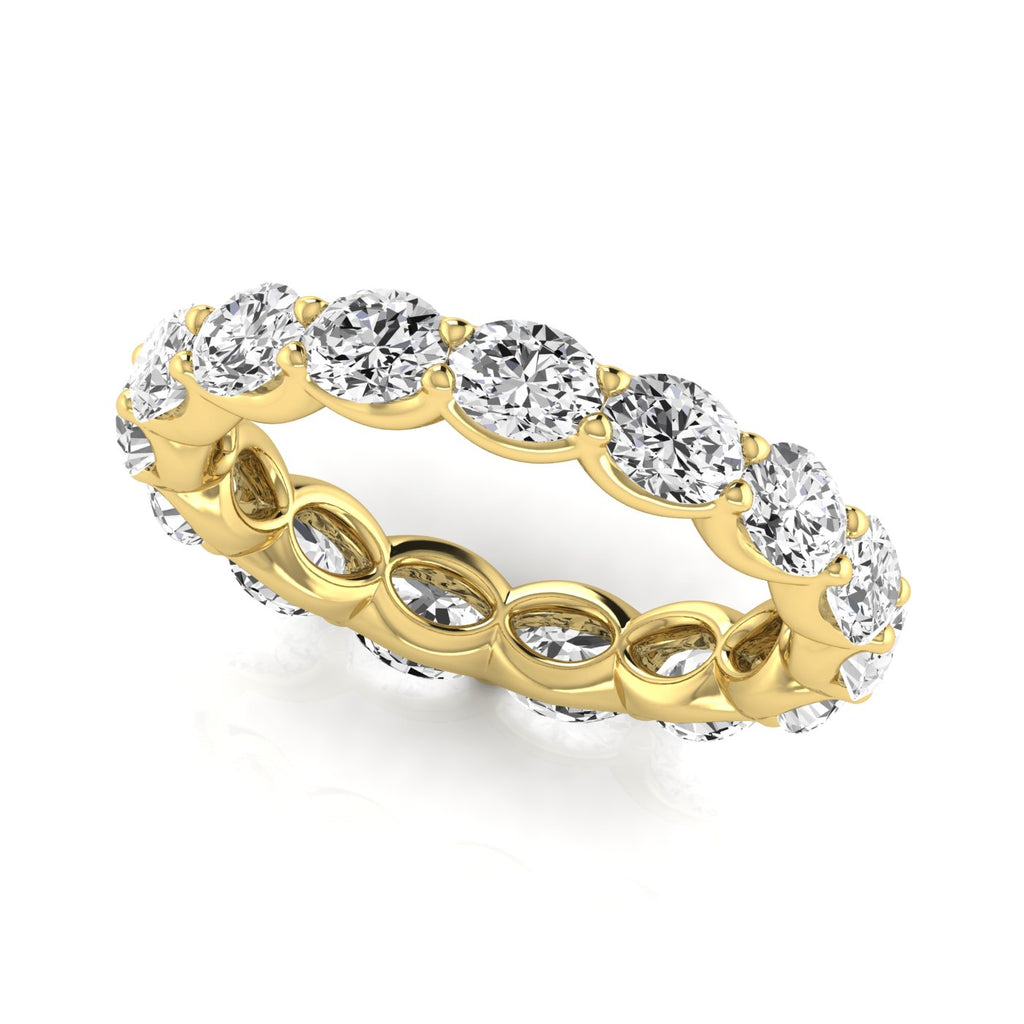 Diamond Emerald Cut Eternity Band