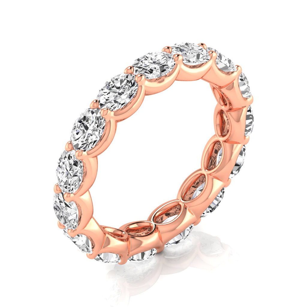 Diamond Emerald Cut Eternity Band