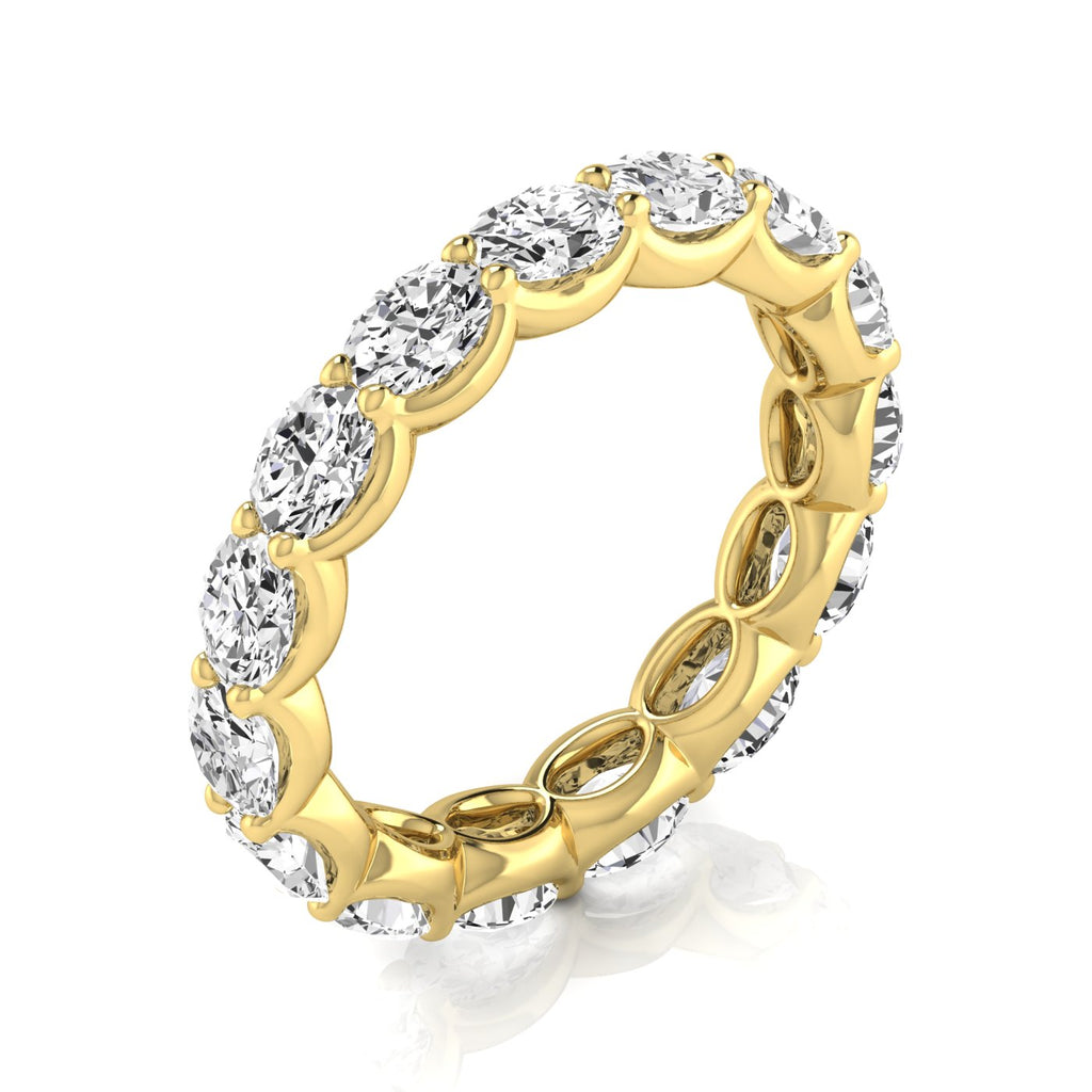 Diamond Emerald Cut Eternity Band