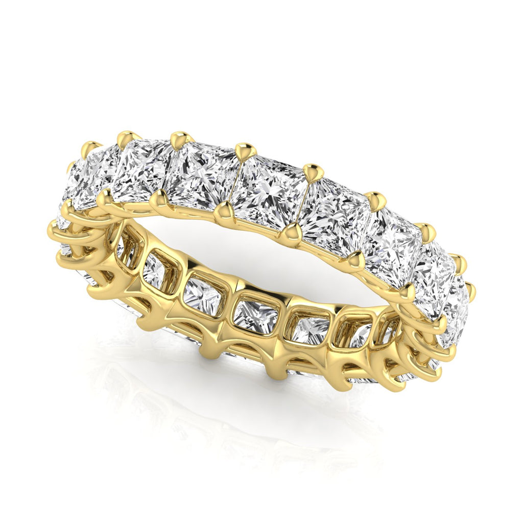 Diamond Emerald Cut Eternity Band