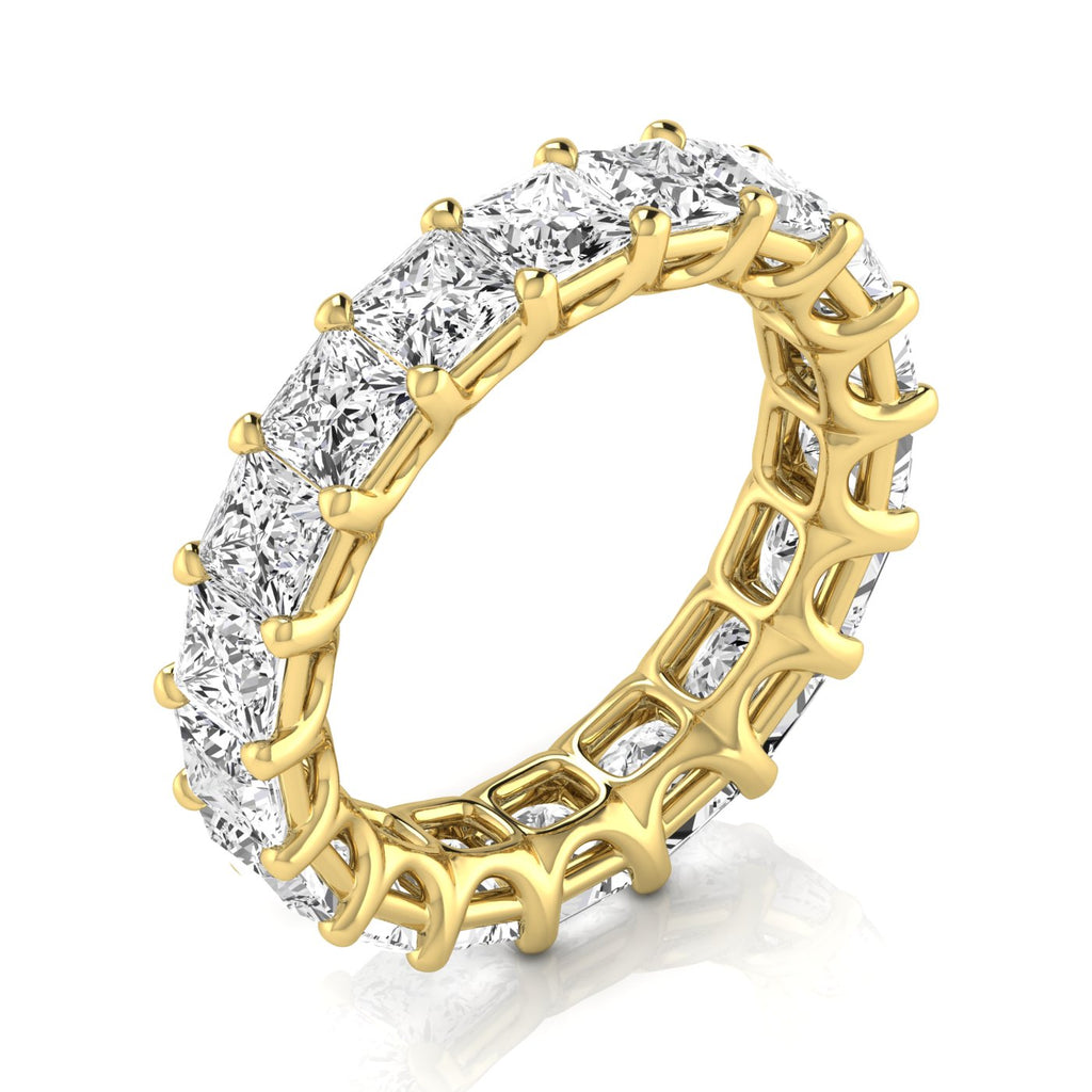 Diamond Emerald Cut Eternity Band