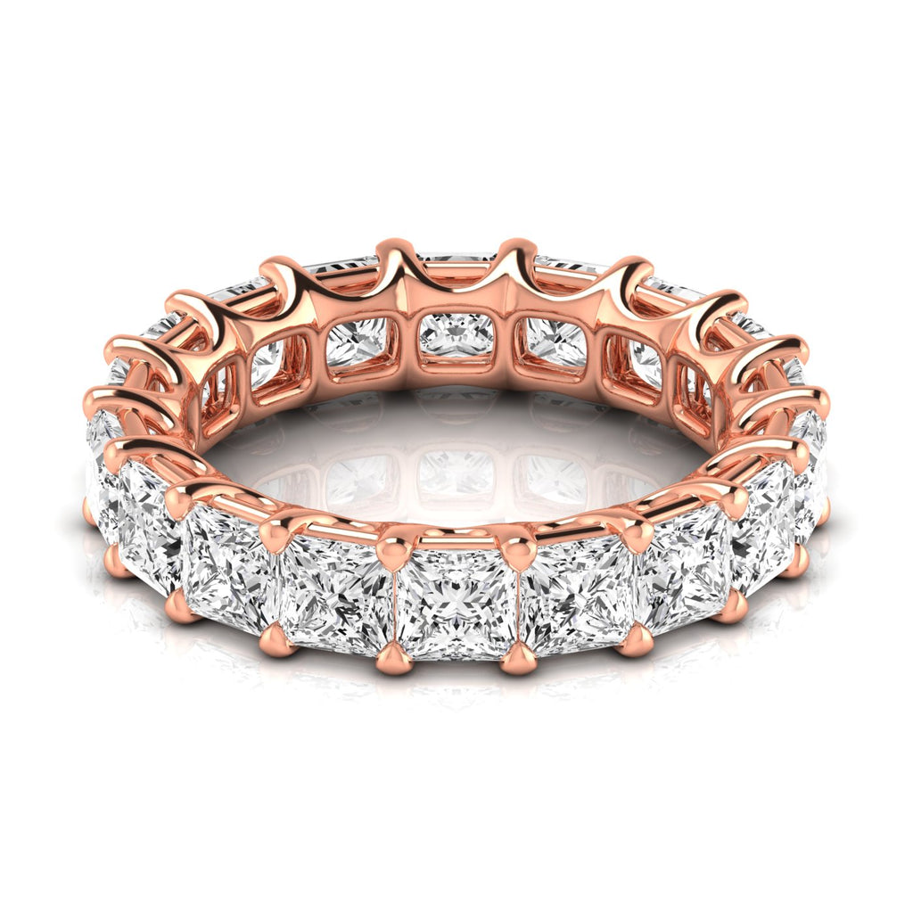 Diamond Emerald Cut Eternity Band