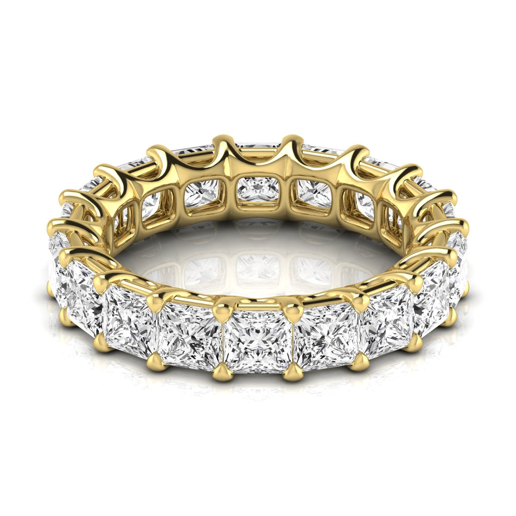 Diamond Emerald Cut Eternity Band