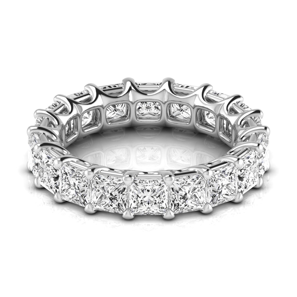 Diamond Emerald Cut Eternity Band