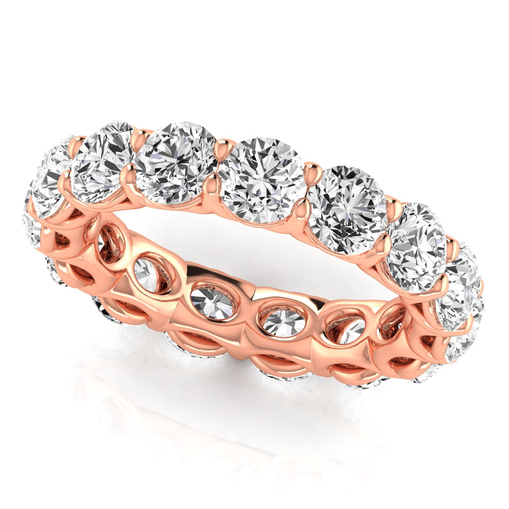 Round Diamond Eternity Band