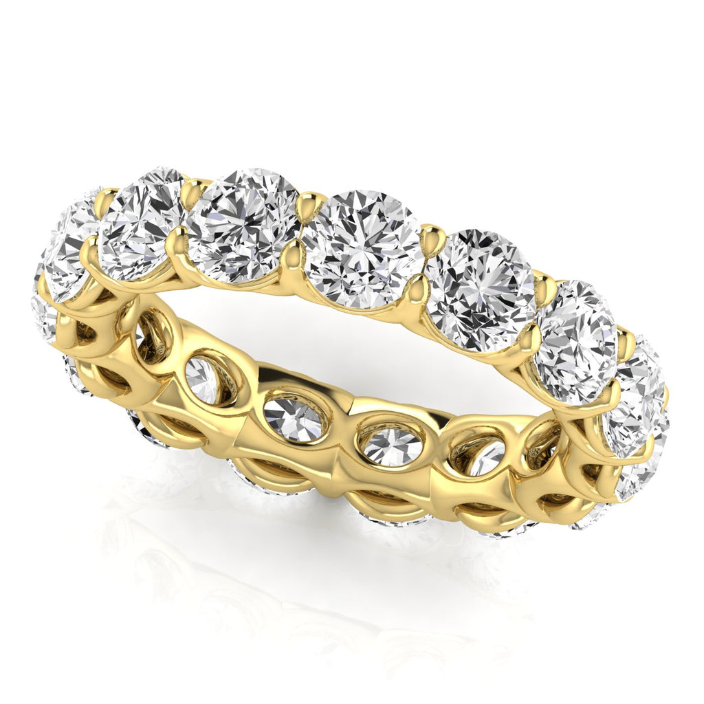 Round Diamond Eternity Band