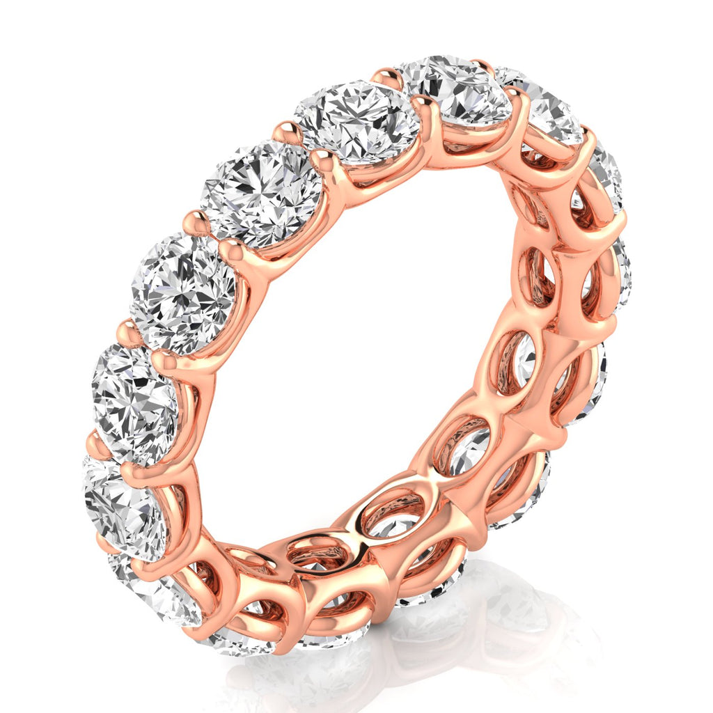 Round Diamond Eternity Band