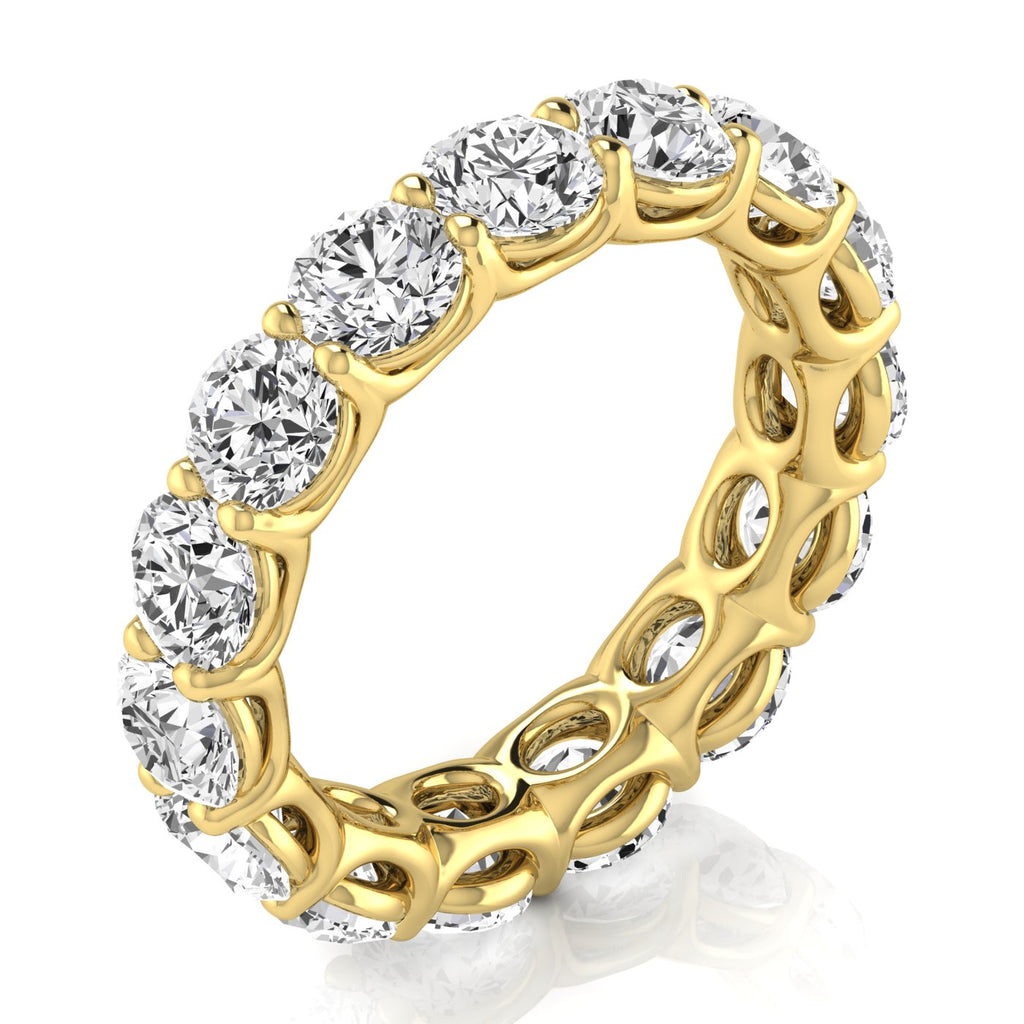 Round Diamond Eternity Band