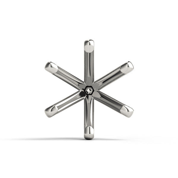 6-Prong Round Peg Head (Low)