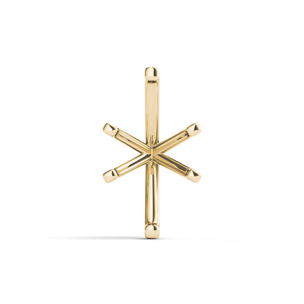 6-Prong Marquise Peg Head