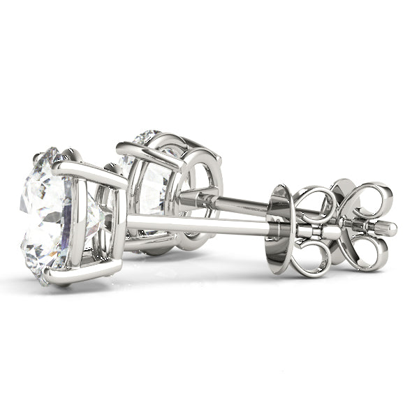 Round 4-Prong Solitaire Studs