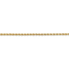 Quality Gold 14k 2mm Diamond-cut Rope Chain Anklet