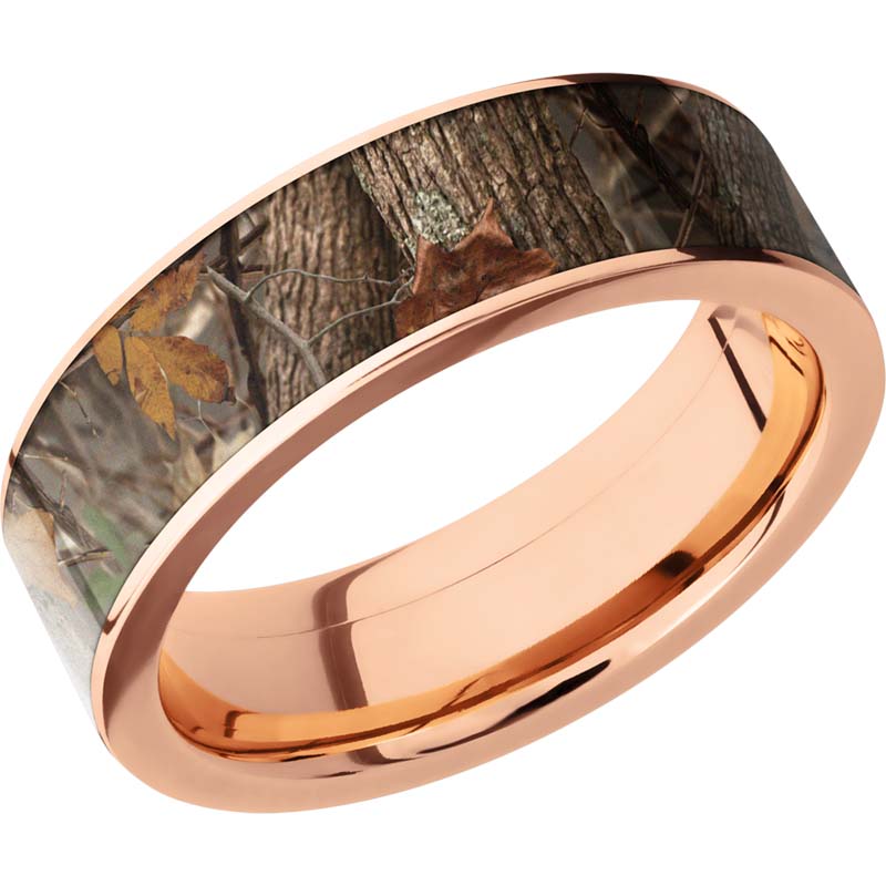 Lashbrook 14k Rose Gold 7mm Men's Wedding Band