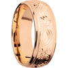 Lashbrook 14k Rose Gold Men's Wedding Band