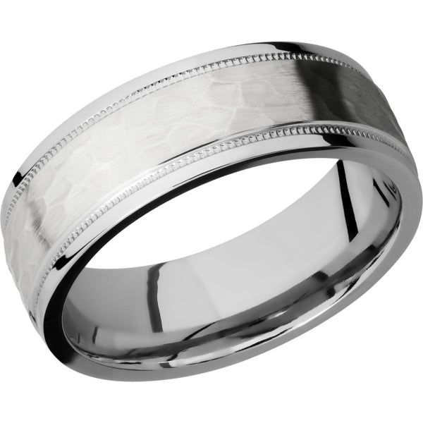 Lashbrook 14k White Gold 7.5mm Men's Wedding Band