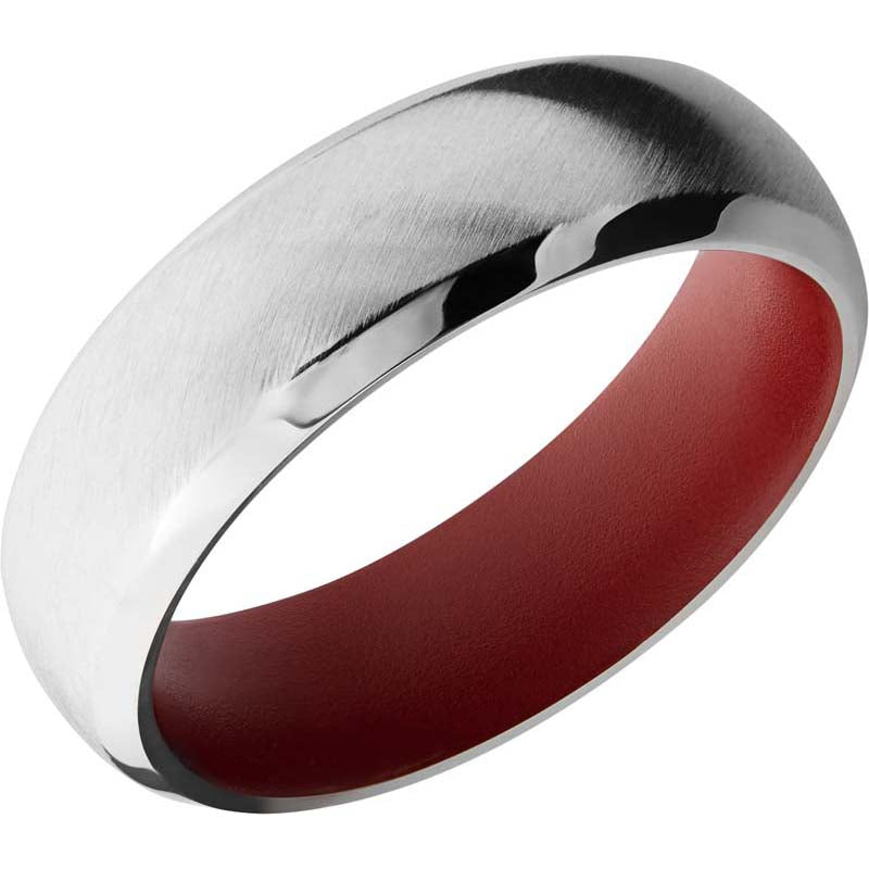 Lashbrook 14k White Gold 7mm Men's Wedding Band