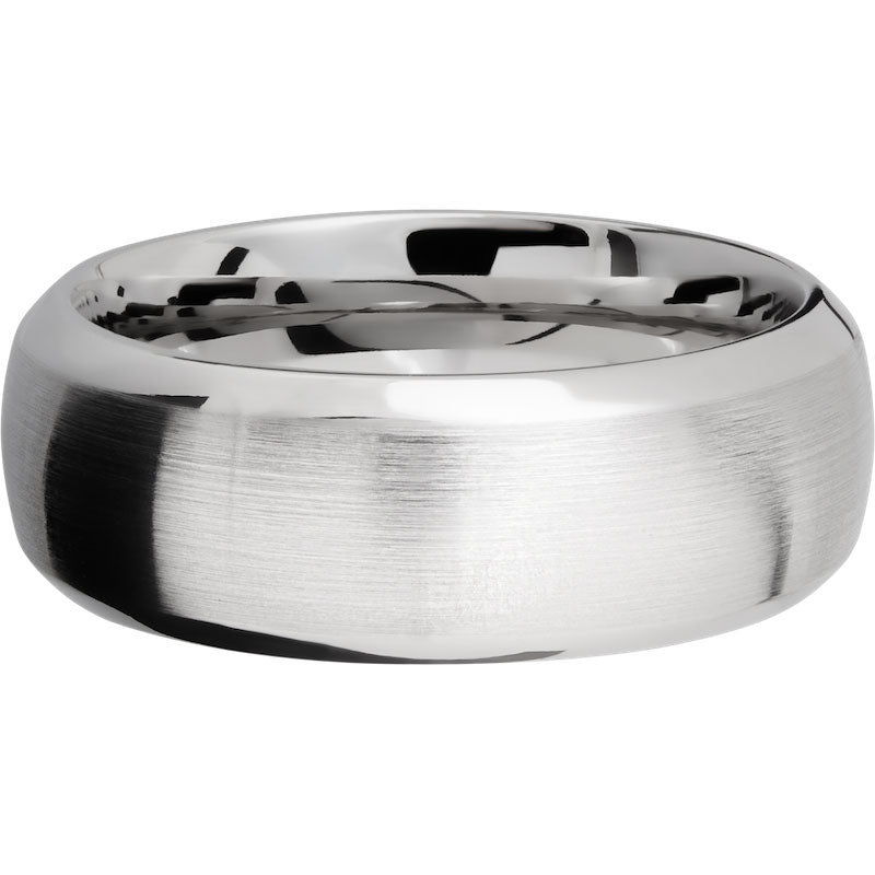 Lashbrook 14k White Gold 8mm Men's Wedding Band