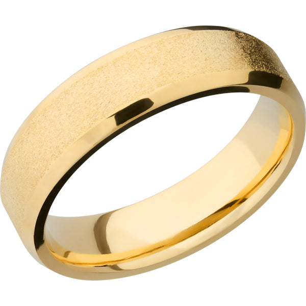 Lashbrook Yellow 14k Gold 6mm Men's Wedding Band