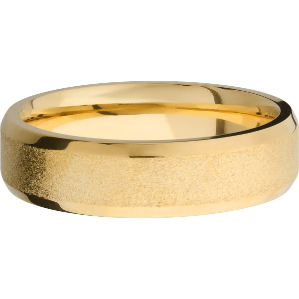 Lashbrook Yellow 14k Gold 6mm Men's Wedding Band